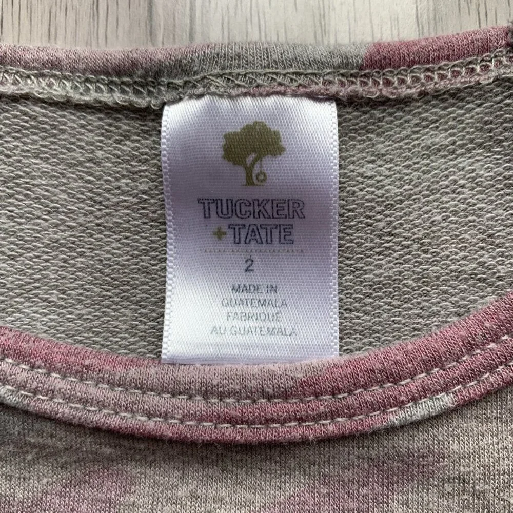 Tucker + Tate Rayon Terry Camo Dress